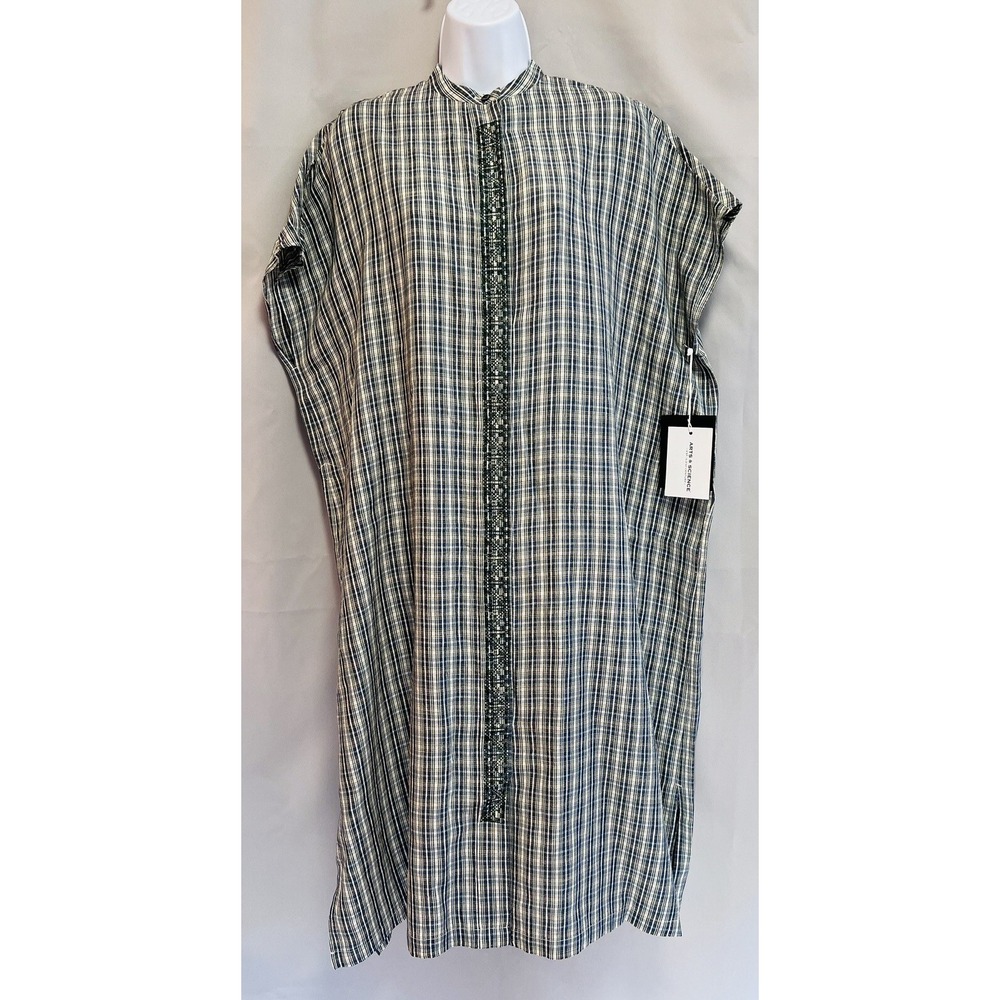 ARTS & SCIENCE 01-L52S- 259  Tunic Dress Size‎ 1 NWT Linen / Silk Made In Japan